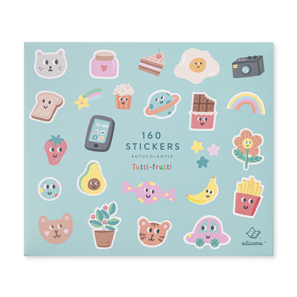 160 Stickers Tutti-frutti