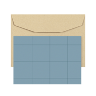 POSTCARD - BLUEBERRY SQUARES (SQUARED)