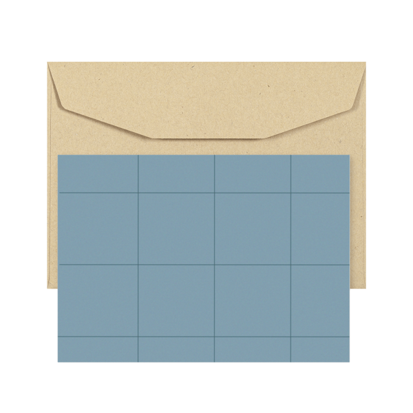 POSTCARD - BLUEBERRY SQUARES (SQUARED)
