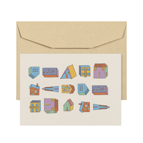 POSTCARD - HOUSES - ALL