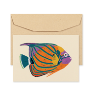 POSTCARD - FISHES - POMACANTHUS ANNULARIS
