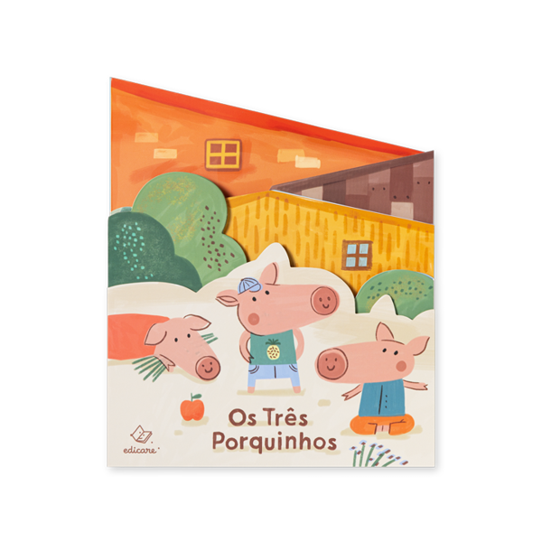 OS TRÊS PORQUINHOS - LIVRO ACORDEÃO